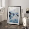 03 - Norway Watercolor Art - Digital Downloads - Frame Standing on floor.jpg