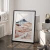 03 - Painted Hills Oregon Watercolor Art - Digital Downloads - Frame Standing on floor.jpg