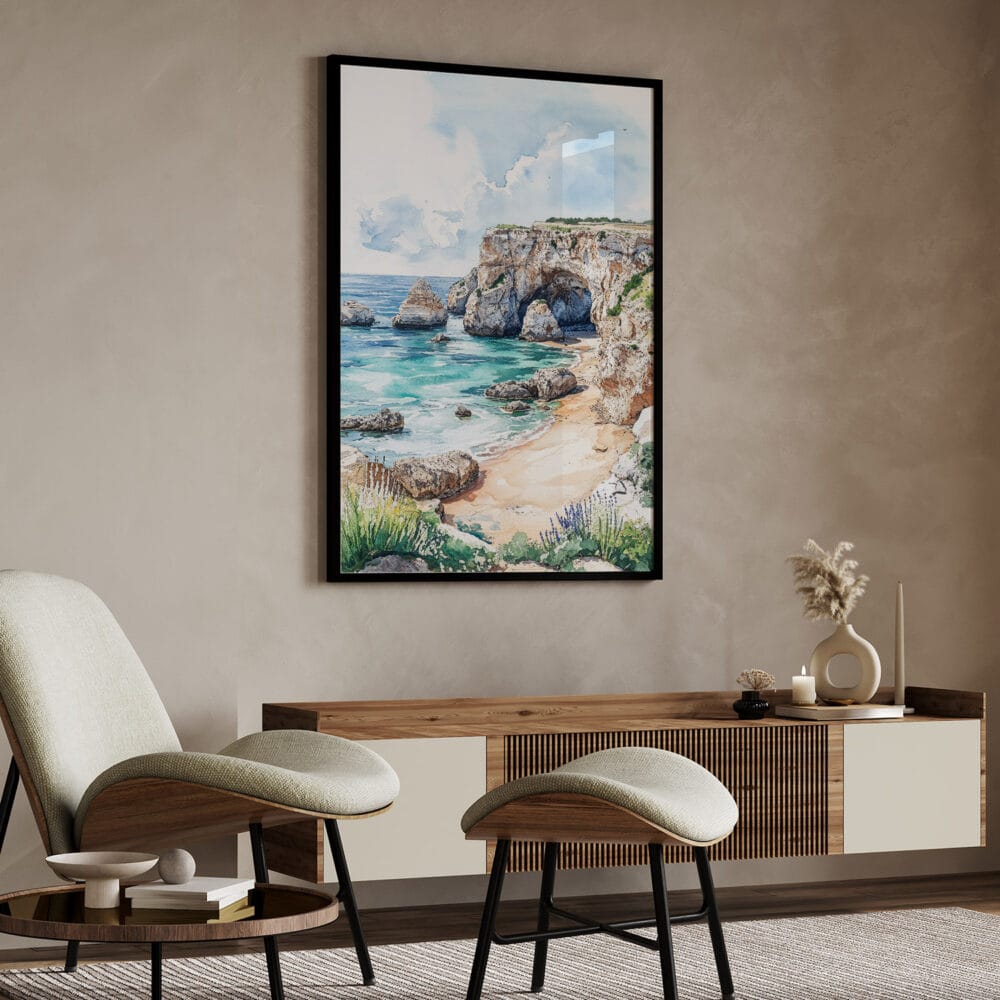 04 - Algarve Portugal Watercolor Art - Digital Downloads - Japandi.jpg 04 - Algarve Portugal Watercolor Art - Digital Downloads - Japandi.jpg