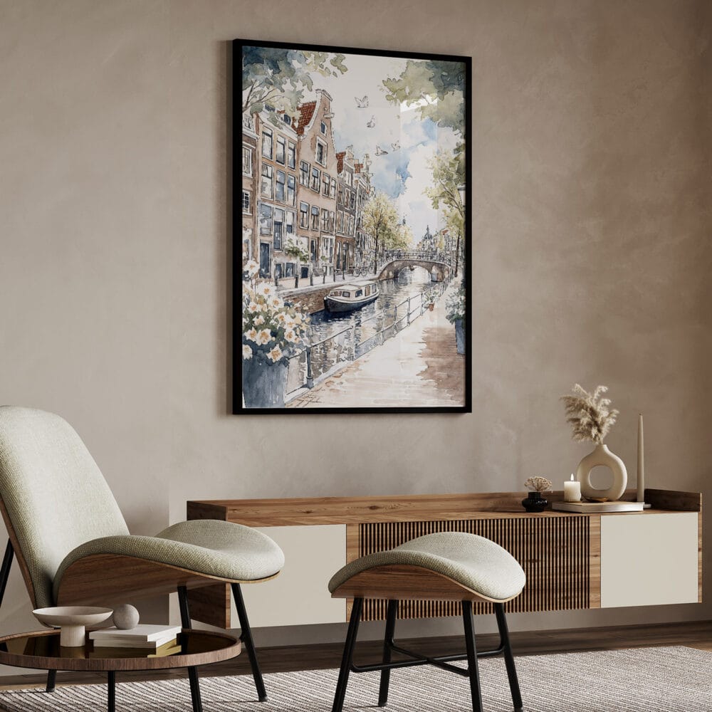 04 - Amsterdam Watercolor 2 Art - Digital Downloads - Japandi.jpg 04 - Amsterdam Watercolor 2 Art - Digital Downloads - Japandi.jpg