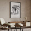 04 - Arc De Triomphe Pencil Drawing Art - Digital Downloads - Japandi.jpg