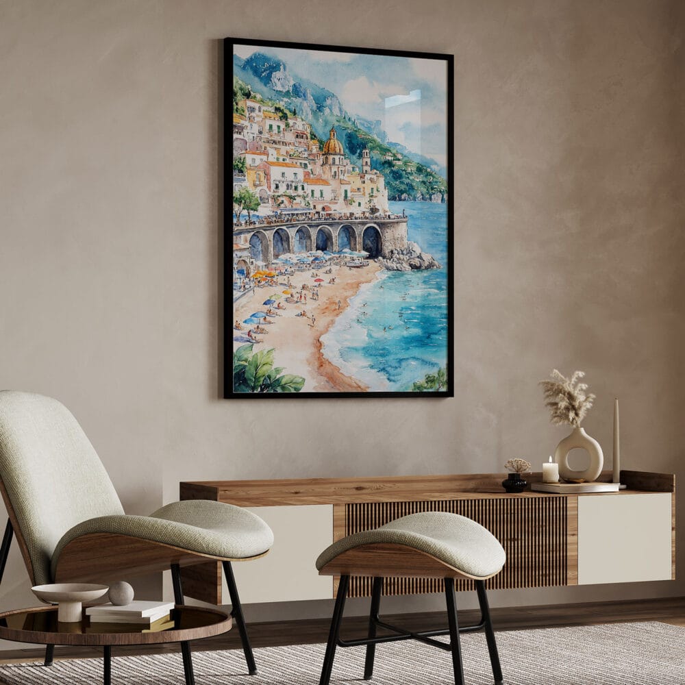 04 - Atrani Italy Watercolor Art - Digital Downloads - Japandi.jpg 04 - Atrani Italy Watercolor Art - Digital Downloads - Japandi.jpg