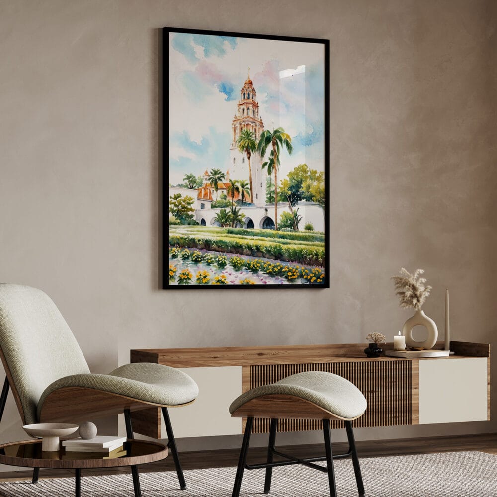 04 - Balboa Park California Tower Watercolor Art - Digital Downloads - Japandi.jpg 04 - Balboa Park California Tower Watercolor Art - Digital Downloads - Japandi.jpg