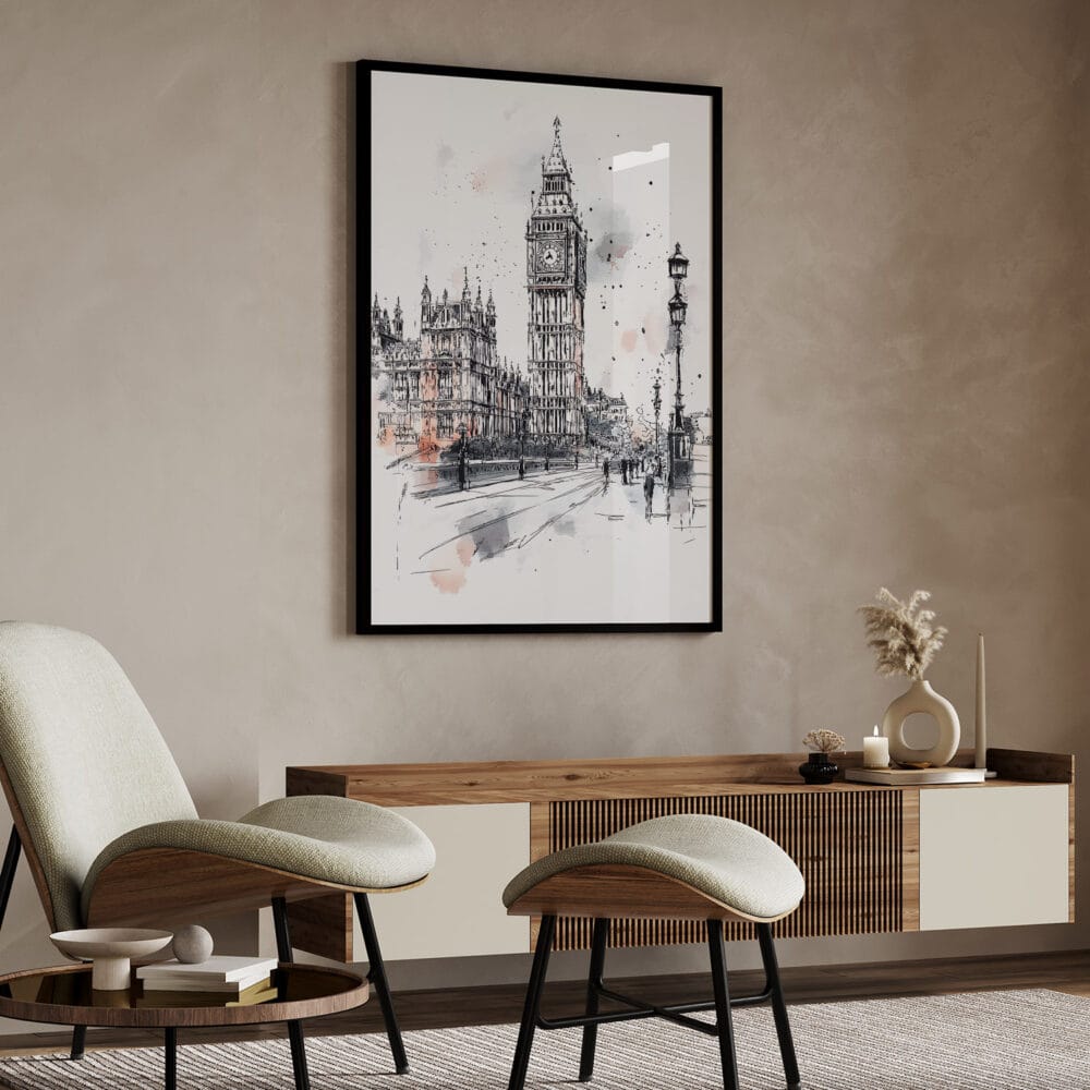 04 - Big Ben Pencil Drawing Art - Digital Downloads - Japandi.jpg 04 - Big Ben Pencil Drawing Art - Digital Downloads - Japandi.jpg