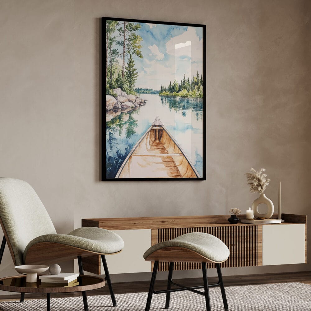 04 - Boundary Waters Minnesota Watercolor Art - Digital Downloads - Japandi.jpg 04 - Boundary Waters Minnesota Watercolor Art - Digital Downloads - Japandi.jpg