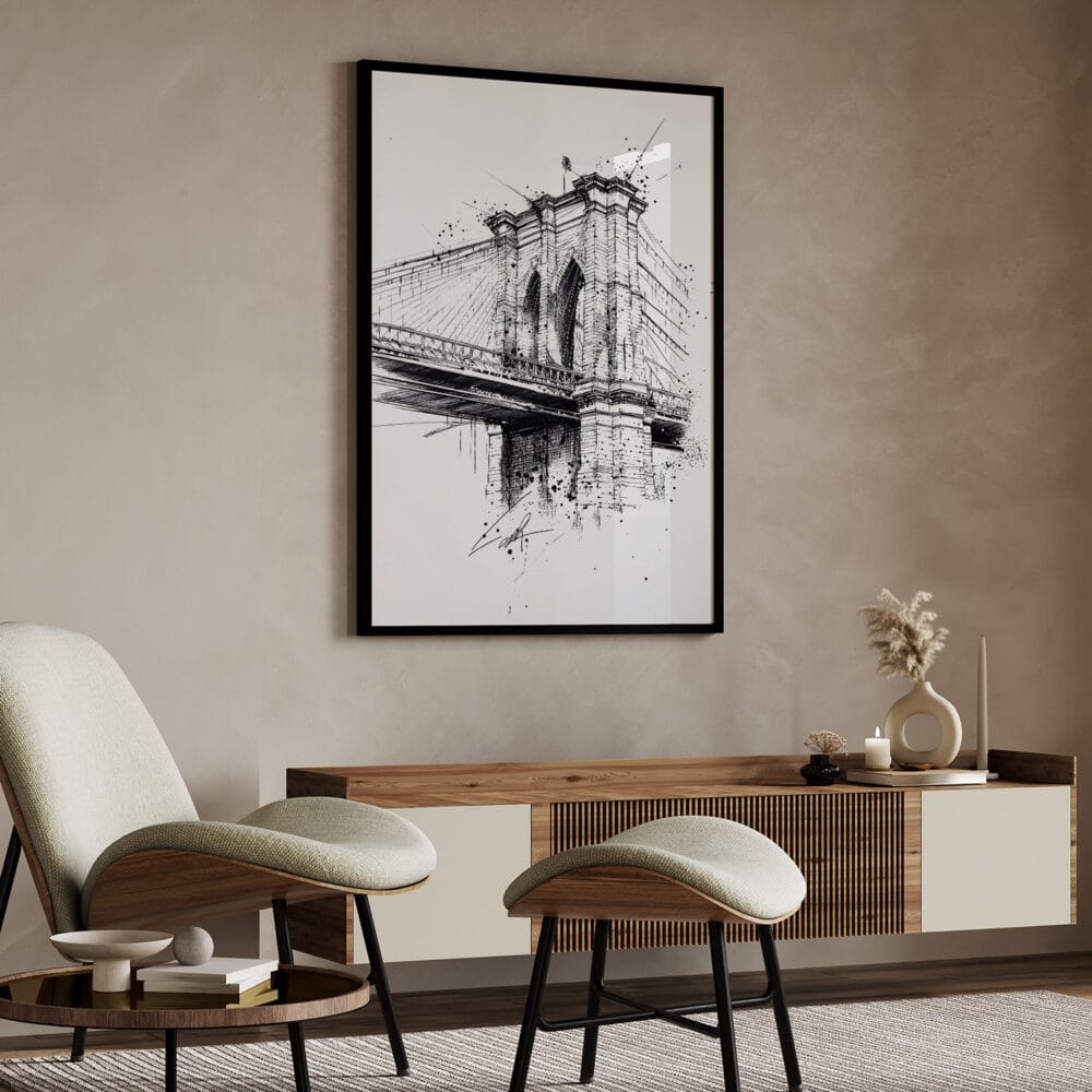 04 - Brooklyn Bridge Pencil Drawing Art - Digital Downloads - Japandi.jpg 04 - Brooklyn Bridge Pencil Drawing Art - Digital Downloads - Japandi.jpg