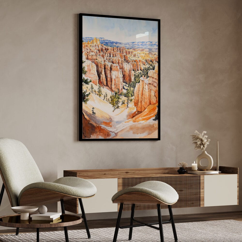 04 - Bryce Canyon National Park Watercolor Art - Digital Downloads - Japandi.jpg 04 - Bryce Canyon National Park Watercolor Art - Digital Downloads - Japandi.jpg