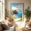 04 - Channel Islands National Park Watercolor Wall Art in Boho Living Room.jpg