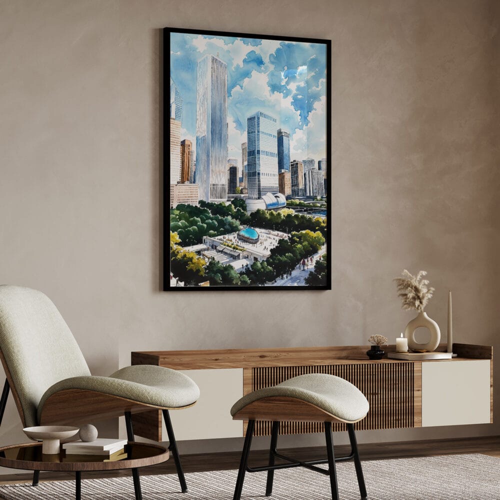 04 - Chicago Millenium Park Watercolor Art - Digital Downloads - Japandi.jpg 04 - Chicago Millenium Park Watercolor Art - Digital Downloads - Japandi.jpg