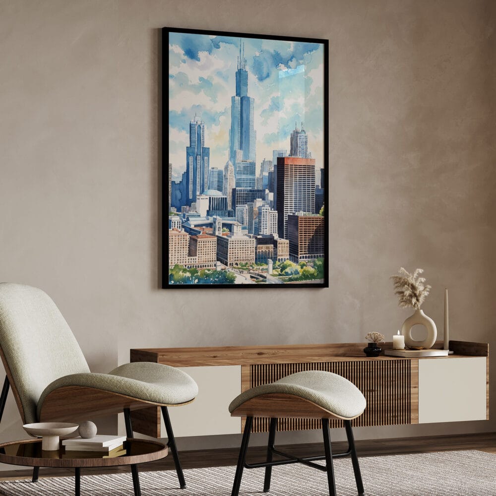 04 - Chicago Willis Tower Watercolor Art - Digital Downloads - Japandi.jpg 04 - Chicago Willis Tower Watercolor Art - Digital Downloads - Japandi.jpg