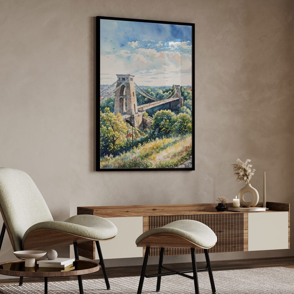 04 - Clifton Bridge Bristol Watercolor Art - Digital Downloads - Japandi.jpg 04 - Clifton Bridge Bristol Watercolor Art - Digital Downloads - Japandi.jpg