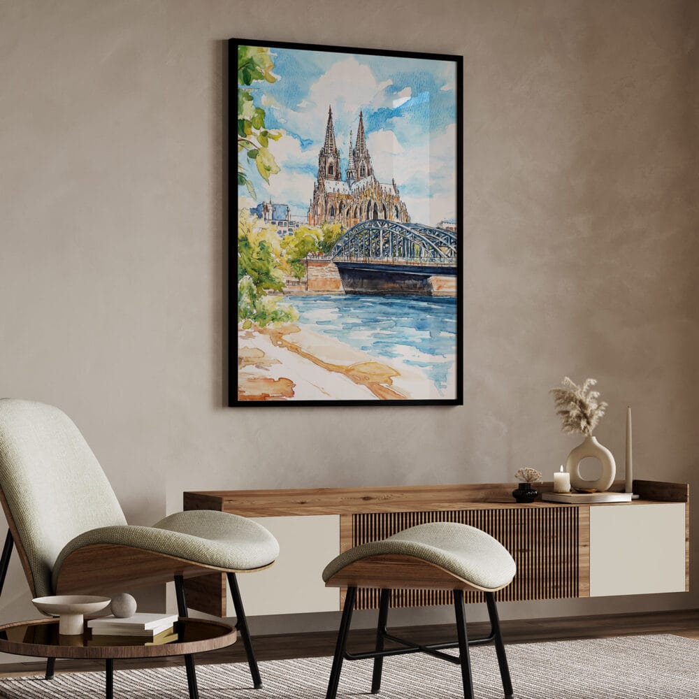 04 - Cologne Cathedral Watercolor Art - Digital Downloads - Japandi.jpg 04 - Cologne Cathedral Watercolor Art - Digital Downloads - Japandi.jpg