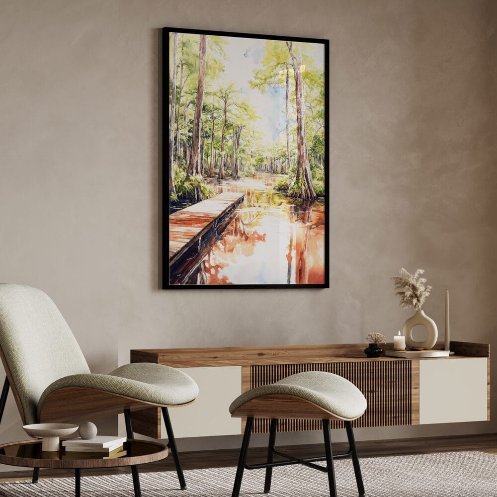 04 - Congaree National Park Watercolor Art - Digital Downloads - Japandi.jpg 04 - Congaree National Park Watercolor Art - Digital Downloads - Japandi.jpg