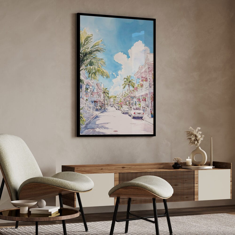 04 - Florida Key West Watercolor Art - Digital Downloads - Japandi.jpg 04 - Florida Key West Watercolor Art - Digital Downloads - Japandi.jpg