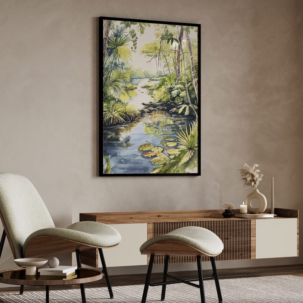 04 - Floride Everglades Watercolor 2 Art - Digital Downloads - Japandi.jpg 04 - Floride Everglades Watercolor 2 Art - Digital Downloads - Japandi.jpg