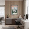 04 - Framed Athens Georgia Watercolor Canvas Print - Home Office.jpg