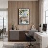 04 - Framed Belgrade Watercolor Canvas Print - Home Office.jpg