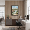 04 - Framed Bern Switzerland Watercolor Canvas Print - Home Office.jpg