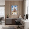 04 - Framed Capitol Reef National Park Watercolor Canvas Print - Home Office.jpg
