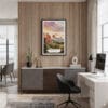 04 - Framed Colorado Springs Watercolor Canvas Print - Home Office.jpg
