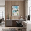 04 - Framed Costa Rica Playa Ventana Watercolor Canvas Print - Home Office.jpg