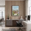04 - Framed Geneva Switzerland Watercolor Canvas Print - Home Office.jpg