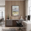 04 - Framed Grand Teton Watercolor Canvas Print - Home Office.jpg