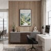 04 - Framed Ha Giang Vietnam Watercolor Canvas Print - Home Office.jpg