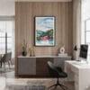 04 - Framed Hakone with Mount Fuji Watercolor Canvas Print - Home Office.jpg