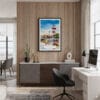 04 - Framed Hilton Head South Carolina Watercolor Canvas Print - Home Office.jpg