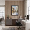 04 - Framed Hoi An Vietnam Watercolor Canvas Print - Home Office.jpg