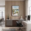 04 - Framed Iguazu Falls Watercolor Canvas Print - Home Office.jpg