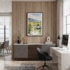 04 - Framed Jackson Hole Wyoming Watercolor Canvas Print - Home Office.jpg
