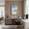 04 - Framed Laguna Beach Watercolor Canvas Print - Home Office.jpg