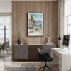 04 - Framed Lake Tahoe Watercolor Canvas Print - Home Office.jpg