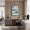 04 - Framed Maldives Watercolor Canvas Print - Home Office.jpg