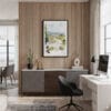 04 - Framed Napa Valley Watercolor Canvas Print - Home Office.jpg