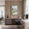 04 - Framed Pebble Beach Golf Course Watercolor Canvas Print - Home Office.jpg