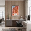 04 - Framed Petra Jordan Watercolor Canvas Print - Home Office.jpg