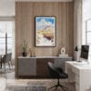 04 - Framed Petrified Forest National Park Watercolor Canvas Print - Home Office.jpg