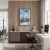 04 - Framed Shanghai China Watercolor Canvas Print - Home Office.jpg