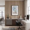 04 - Framed Statue of liberty - Watercolor Canvas Print - Home Office.jpg