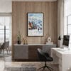 04 - Framed Telluride Colorado Watercolor Canvas Print - Home Office.jpg