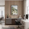 04 - Framed Ubud Bali Watercolor Canvas Print - Home Office.jpg