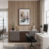 04 - Framed Venice Gondola - Watercolor Canvas Print - Home Office.jpg