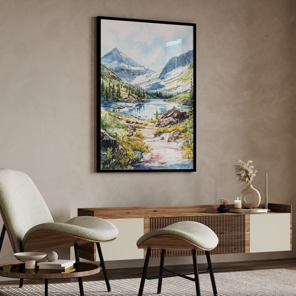 04 - Glacier National Park Watercolor Art - Digital Downloads - Japandi.jpg 04 - Glacier National Park Watercolor Art - Digital Downloads - Japandi.jpg