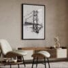 04 - Golden Gate Bridge Pencil Drawing Art - Digital Downloads - Japandi.jpg