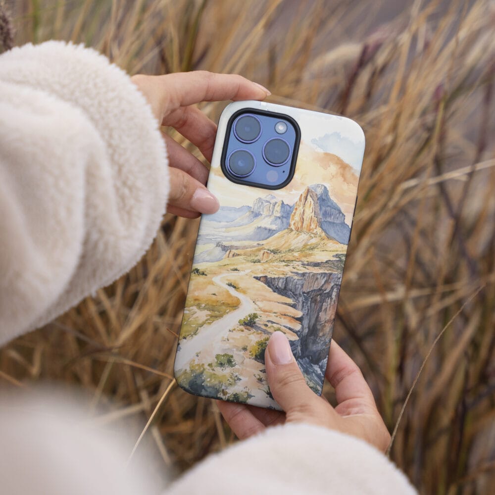 04 - Guadalupe Mountains National Park Phone Case - Female hand.jpg 04 - Guadalupe Mountains National Park Phone Case - Female hand.jpg
