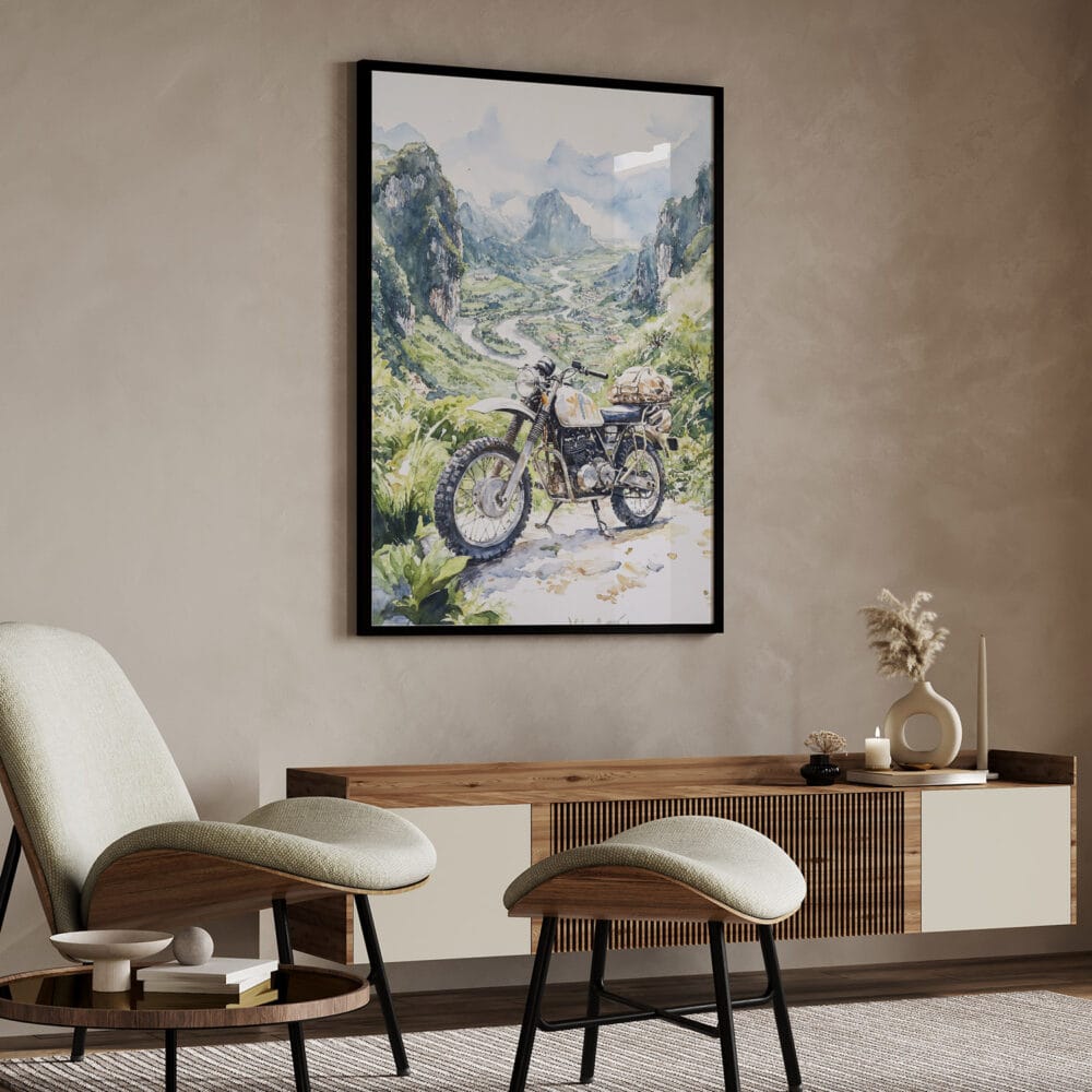 04 - Ha Giang Loop Vietnam Watercolor Art - Digital Downloads - Japandi.jpg 04 - Ha Giang Loop Vietnam Watercolor Art - Digital Downloads - Japandi.jpg