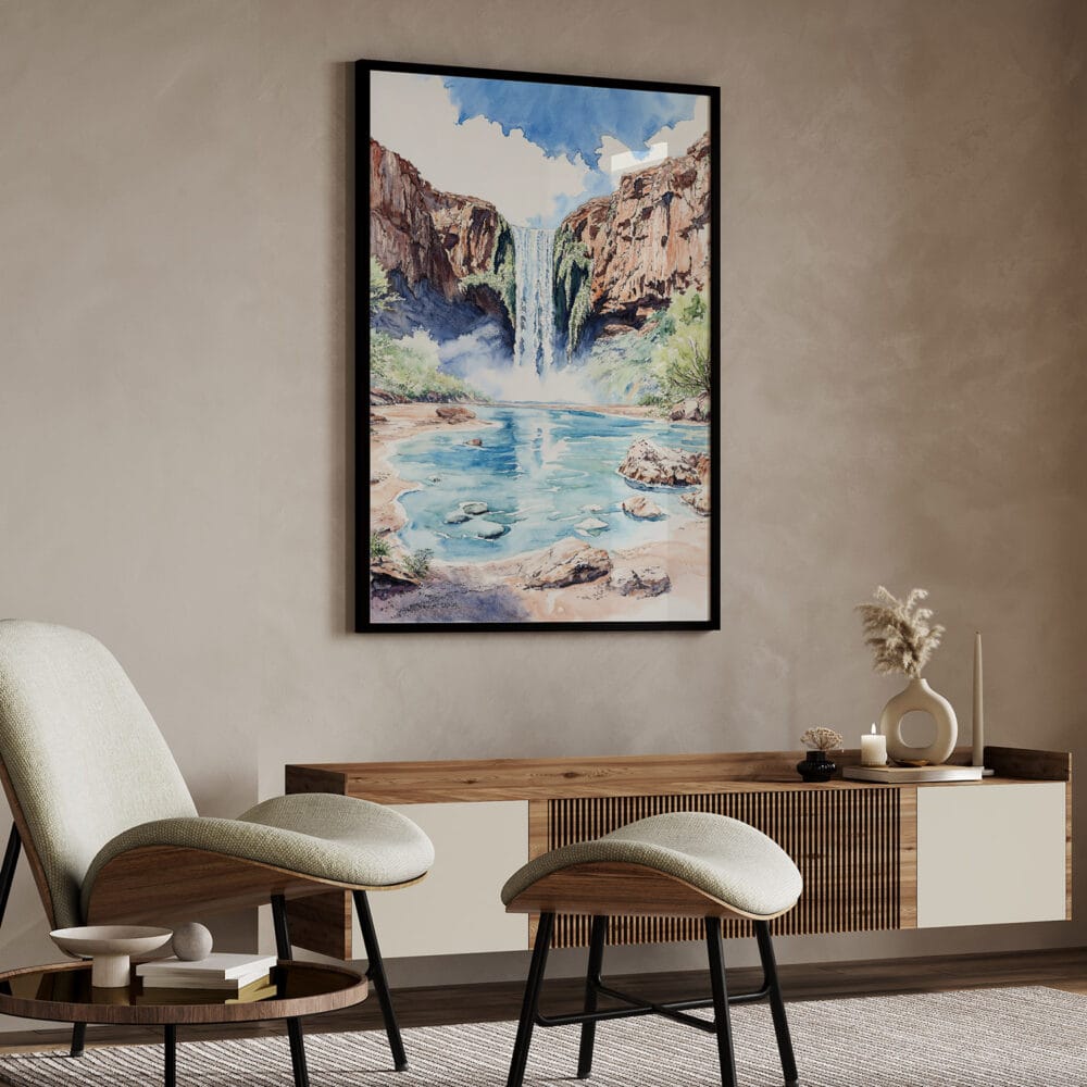 04 - Havasu Falls Watercolor Art - Digital Downloads - Japandi.jpg 04 - Havasu Falls Watercolor Art - Digital Downloads - Japandi.jpg